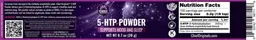 Label for 5-HTP Powder