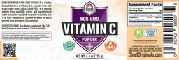 Label for Vitamin C Powder