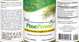 Label for PinePower Plus