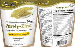 Label for Purely-Zinc Plus