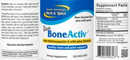 Label for Raw BoneActiv