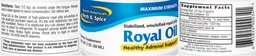 Label for Royal Oil
