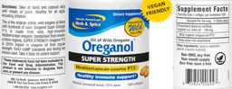 Label for Super Strength Oreganol Oil of Wild Oregano