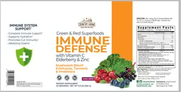 Label for Immune Defense Mixed Berry