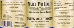 Label for Green Adaptogen