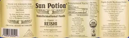 Label for Organic Reishi