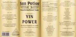 Label for Yin Power