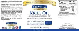 Label for Krill Oil