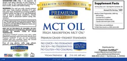 Label for MCT Oil