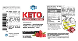 Label for Keto-XT