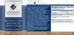 Label for Red Yeast Rice Enhanced with CoQ10
