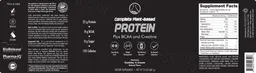 Label for Complete Plant-Based Protein Cookies 'n Cream