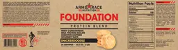 Label for Foundation Snickerdoodle
