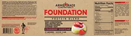 Label for Foundation Strawberry Shortcake