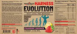 Label for Harness Evolution Strawberry Lemonade