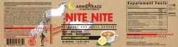 Label for Nite Nite Lemon Chamomile