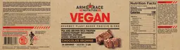 Label for Vegan Chocolate Brownie