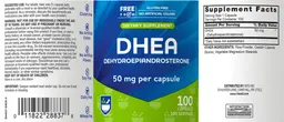 Label for DHEA 50 mg