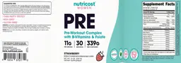 Label for PRE Strawberry