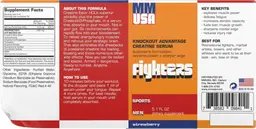 Label for Fighters Strawberry