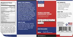 Label for Testosterone Code Strawberry