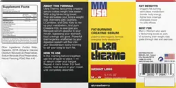 Label for Ultra Thermo Strawberry