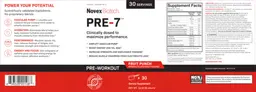 Label for Pre-7 Fruit Punch