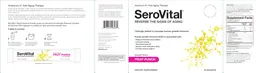 Label for SeroVital Rapid Dissolve Powder Fruit Punch