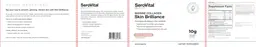 Label for Marine Collagen Skin Brilliance Peach Passion