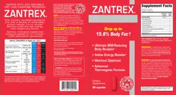Label for Zantrex Red