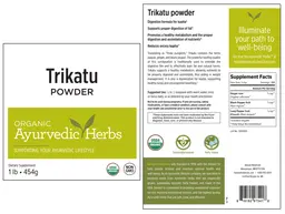 Label for Trikatu Powder