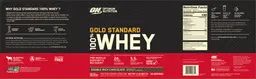 Label for Gold Standard 100% Whey Double Rich Chocolate