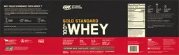 Label for Gold Standard 100% Whey Extreme Milk Chocolate