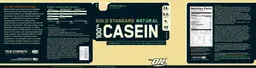 Label for Gold Standard Natural 100% Casein French Vanilla