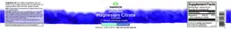 Label for Magnesium Citrate Powder Unflavored
