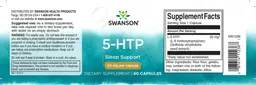 Label for 5-HTP 50 mg