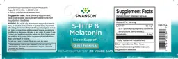 Label for 5-HTP & Melatonin