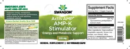Label for ActivAMP AMP-K Stimulator 225 mg