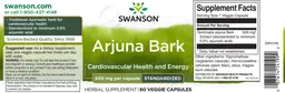 Label for Arjuna Bark 500 mg
