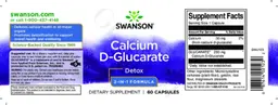 Label for Calcium D-Glucarate