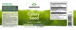 Label for Celery Seed 500 mg Maximum Strength