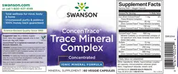Label for ConcenTrace Trace Mineral Complex
