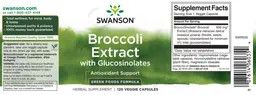 Label for Broccoli Extract with Glucosinolates