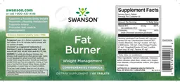 Label for Fat Burner Comprehensive Formula