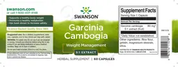 Label for Garcinia cambogia
