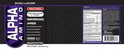 Label for Alpha Amino Fruit Punch