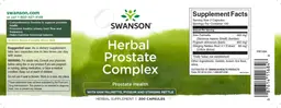 Label for Herbal Prostate Complex