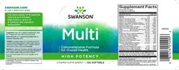 Label for Multi High Potency