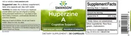 Label for Huperzine A 200 mcg