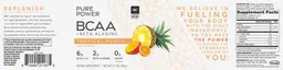 Label for BCAA + Beta-Alanine Tropical Punch